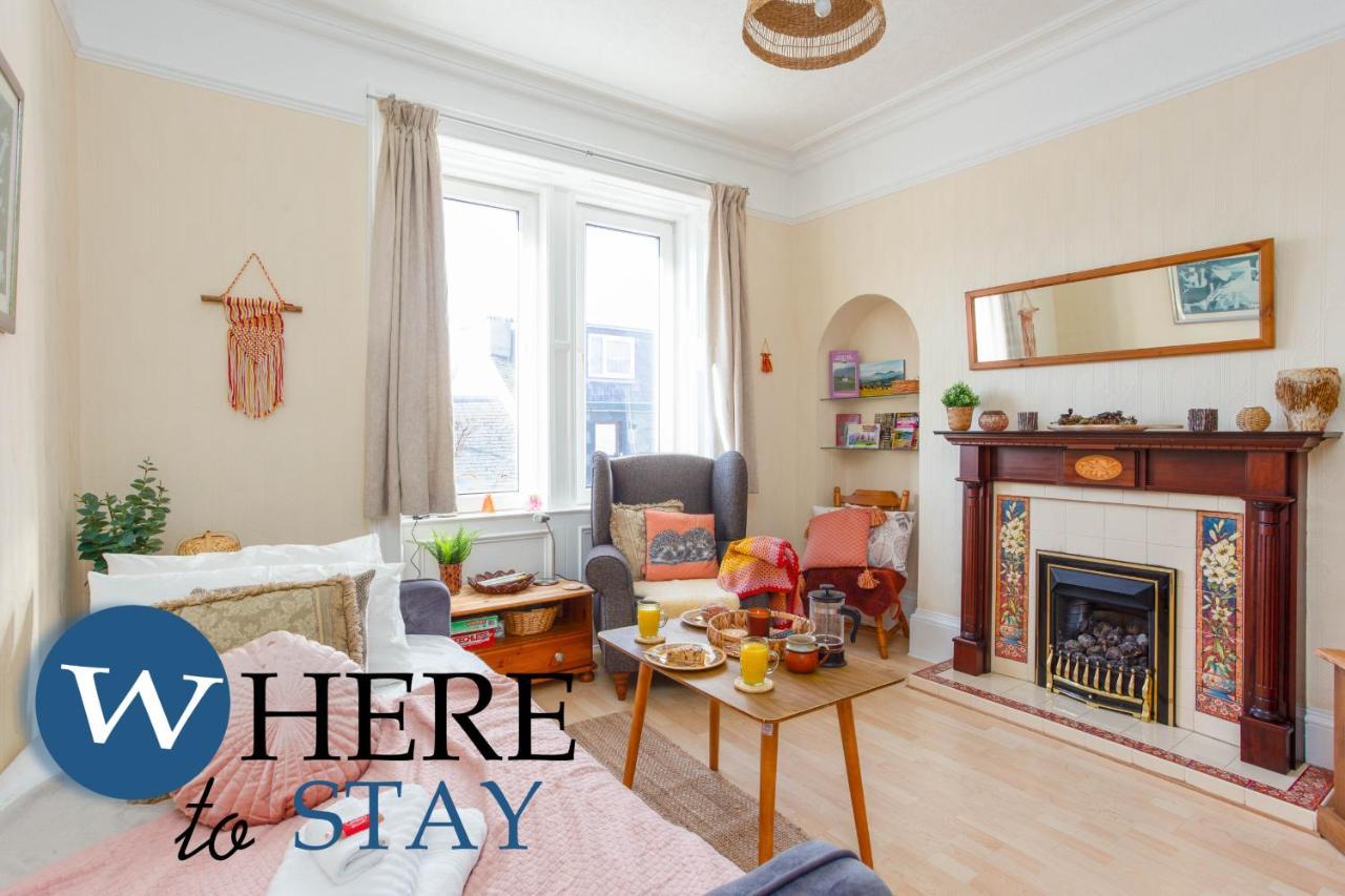 Bright 2Bed Apartment In Galashiels City Centre Exterior foto