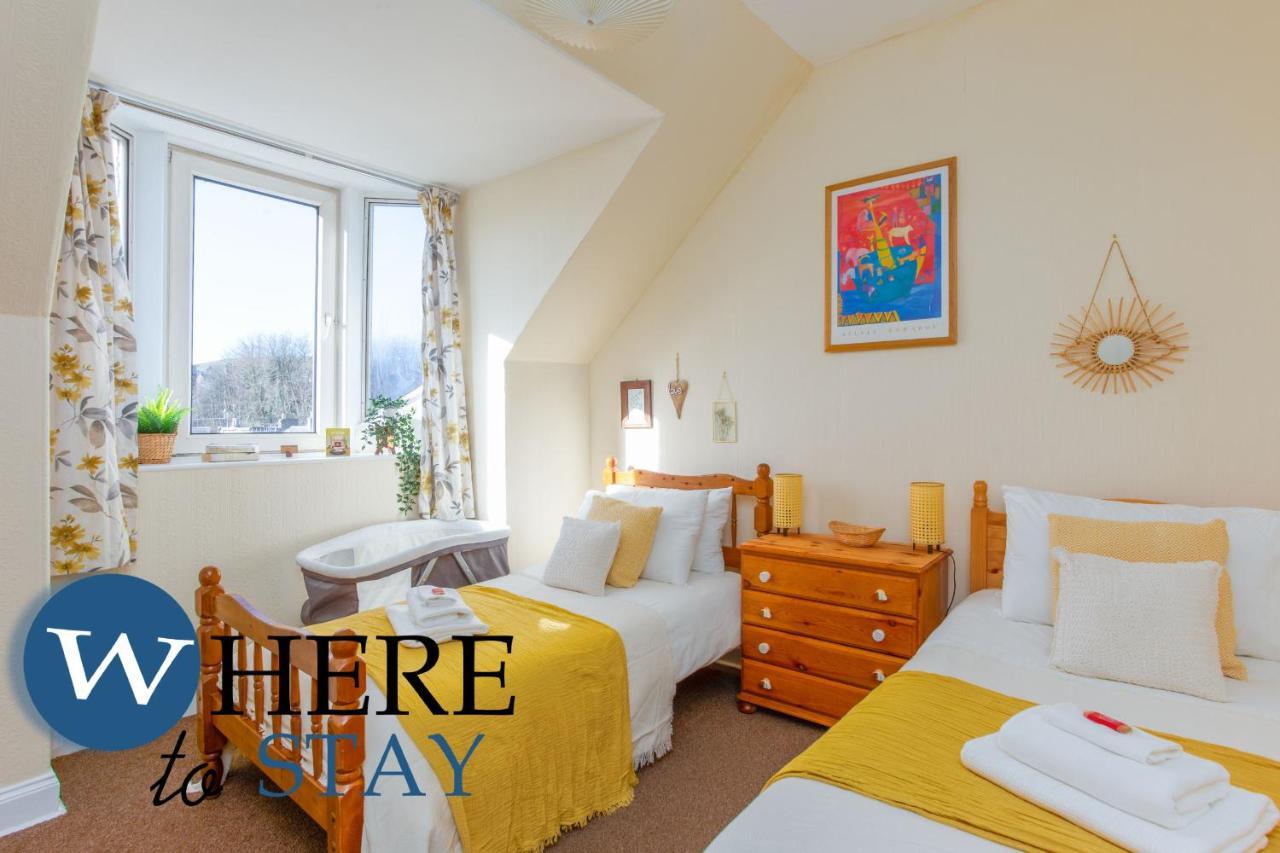 Bright 2Bed Apartment In Galashiels City Centre Exterior foto